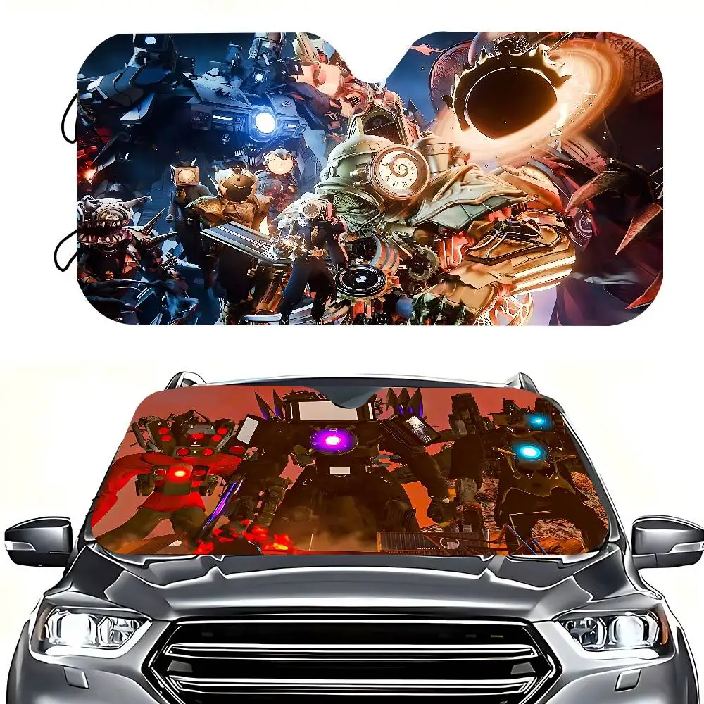 

Солнцезащитные козырьки для унитаза с рисунком S-Skibidi, отражатель, защита от УФ-лучей, автомобильный солнцезащитный козырек на заказ, универсальный солнцезащитный козырек, лето 2025 г.