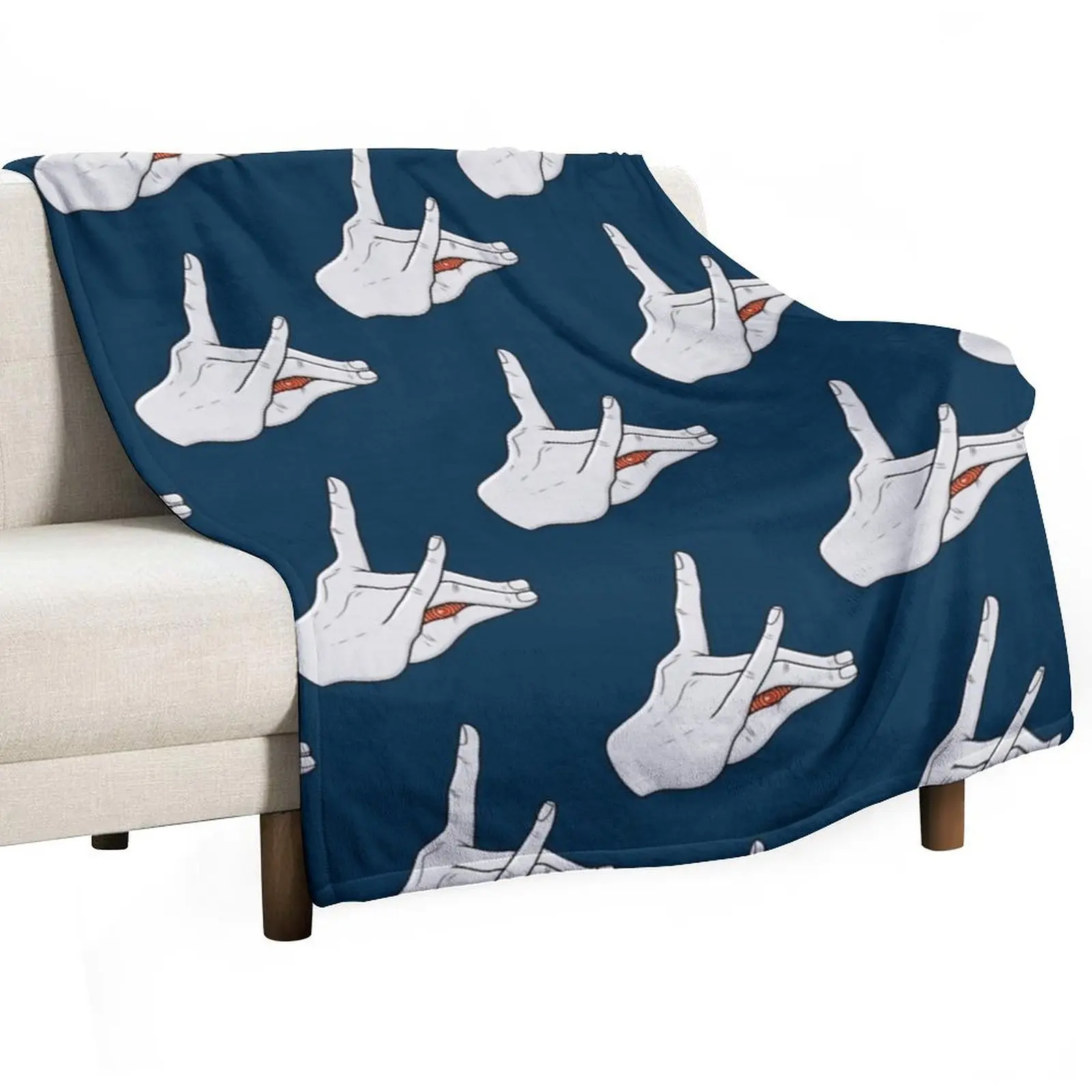 

FOX DEVIL Throw Blanket Decorative Sofas funny gift Camping Single Blankets