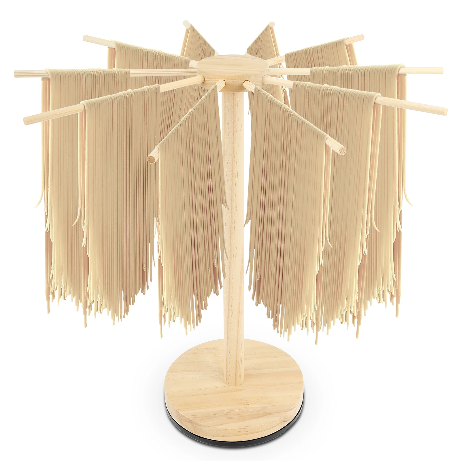 Rotierenden Pasta Trocknen Rack Holz Spaghetti Ständer Nudeln Trocknen Halter Hängen Racks Küche Kochen Werkzeuge