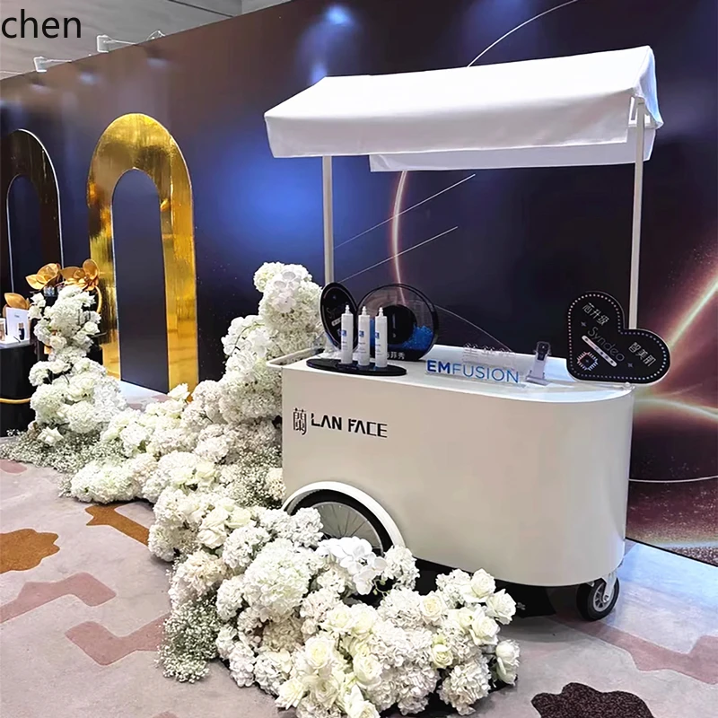 ZML shopping mall mobile promotion float stall trolley mobile display market stall