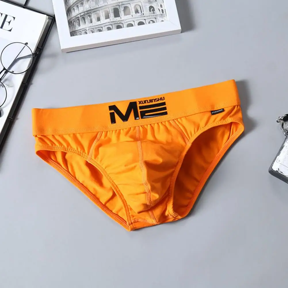 Men Briefs with U-shaped Bag Breathable Men Panties Men\'s Low-rise Briefs with 3d U-shaped Bag Wide Elastic Waistband for Men