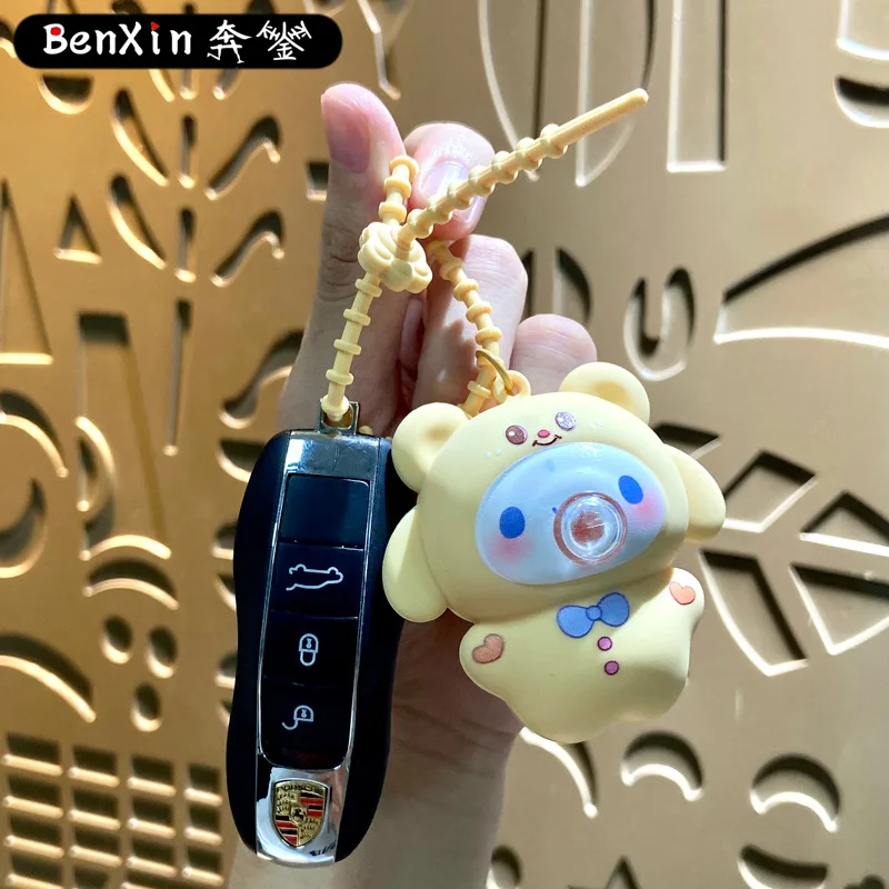 قلادة سلسلة مفاتيح على شكل فقاعات الحيوانات الصغيرة لتخفيف التوتر من مينسو، قلادة سلسلة مفاتيح، آلة مخلب، هدية كشك الشارع