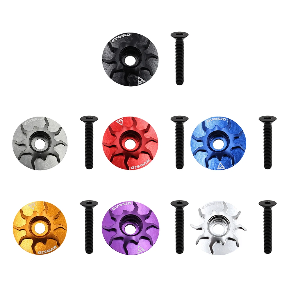 AliExpress APWIKOGER MTB Road Bike Stem Headset Top Cap Cover Aluminium Alloy Bike Headset Cover for Fork Head Tube Cycling Accessories