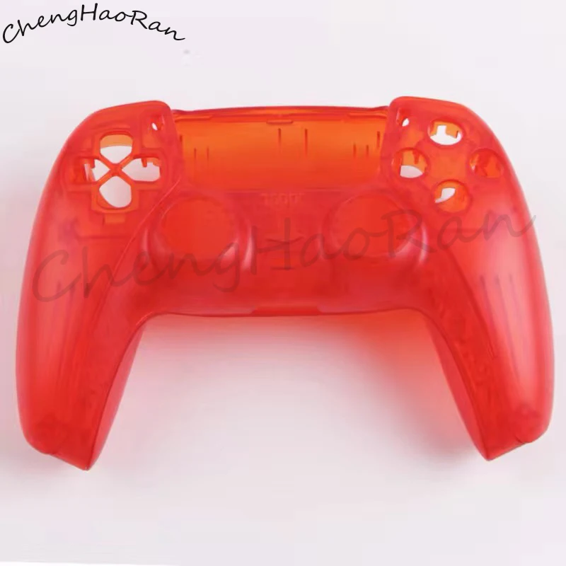 1 قطعة ل PS5 غمبد شل استبدال الغطاء العلوي والسفلي اللون شفافة PS5 غمبد زر إصلاح أجزاء
