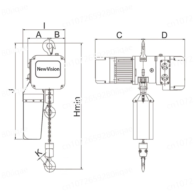 500kg Professional Stage Hoist Entertainment Lifting Machine High Quality Electric Chain Hoist