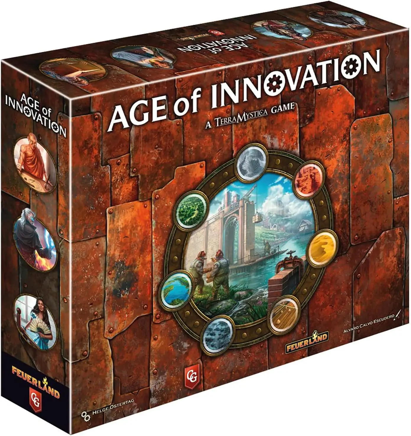 Games: Age of Innovation - A Terra Mystica Game, Faction Strategy Board Game, Ages 14+, 1-5 Players, 40 Min