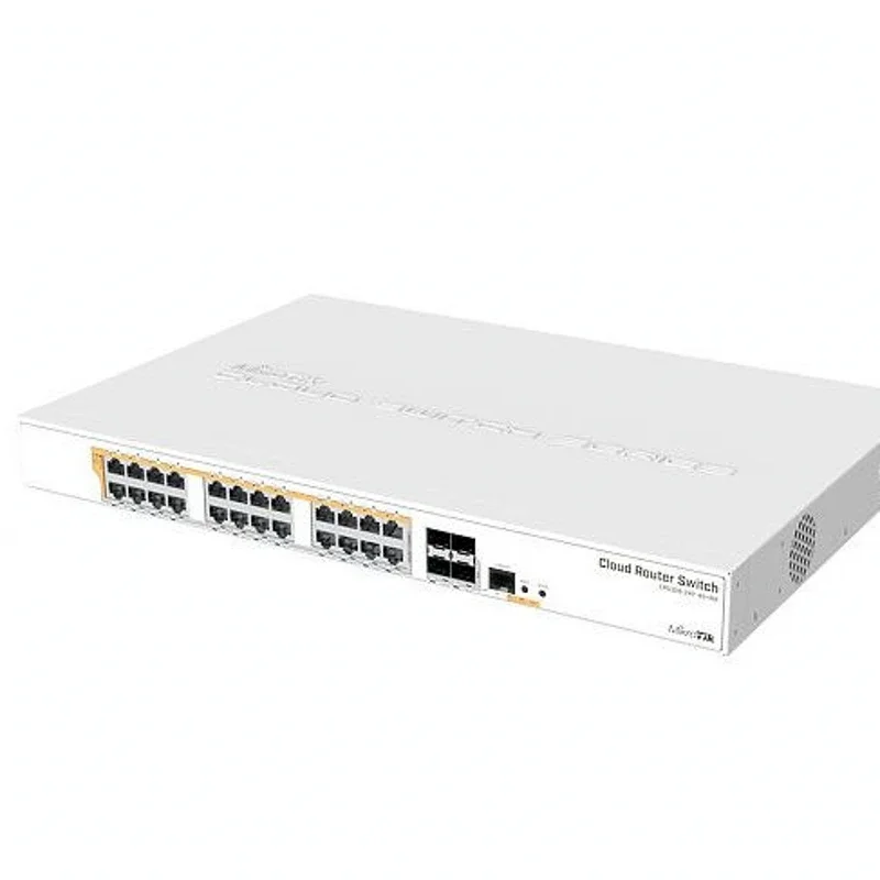 

CRS328-24P-4S+RM 4-портовый 10-гигабитный 24-портовый сетевой коммутатор управления маршрутизацией PoE Ethernet