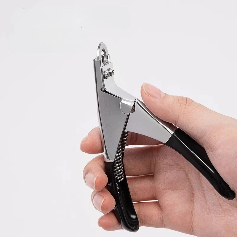Fake Nail Cutter Type U Word False Tips Professional Nail Clippers Straight Edge Cutters Manicure Pliers Guillotine Nail Capsule
