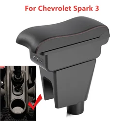 Armrest Box For Chevrolet Spark 3 For Chevrolet Spark III Aveo T200 Car Console Storage Box Decoration Accessories Interior Part
