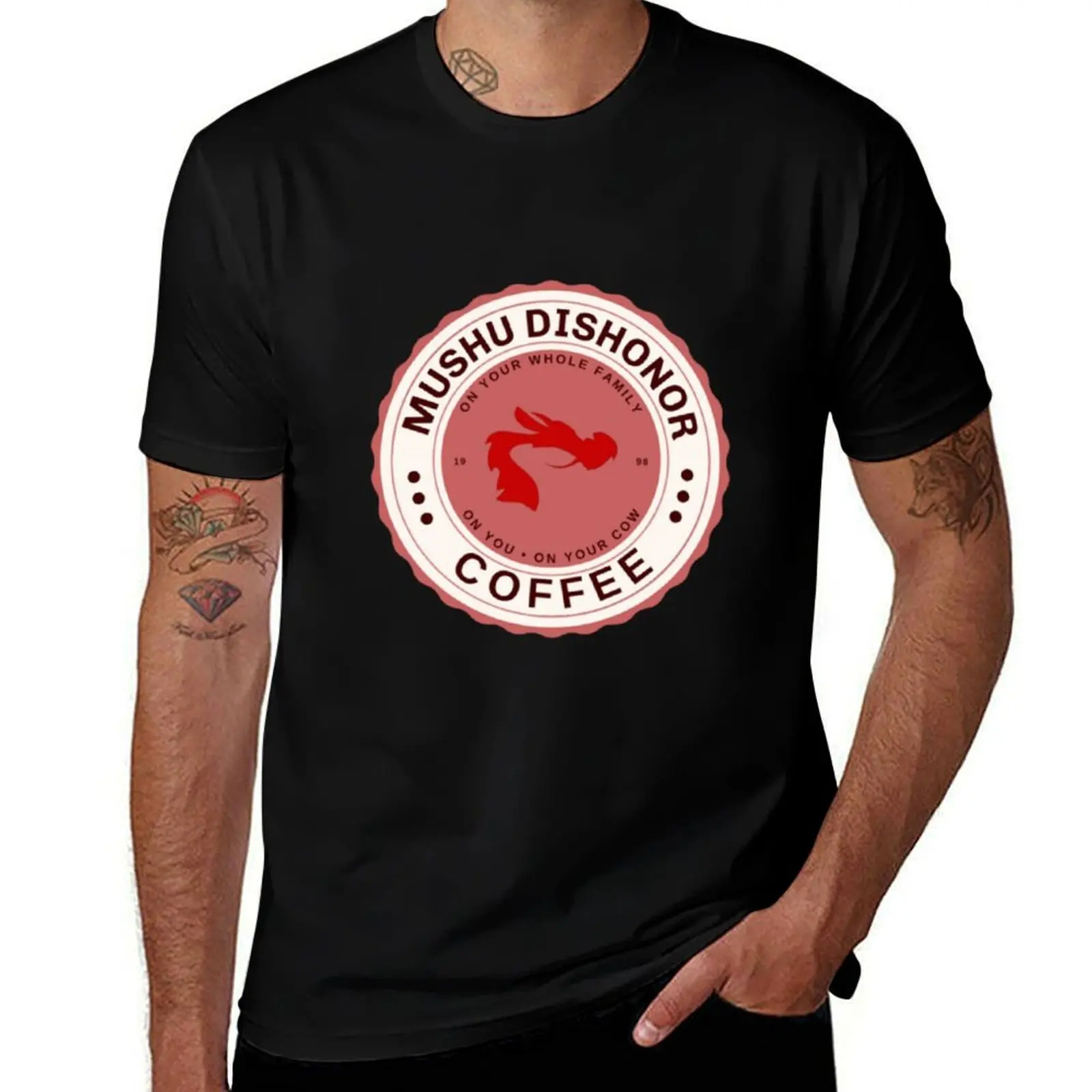 

Mushu Dishonor Coffee T-Shirt Minimal Art Print T-Shirt