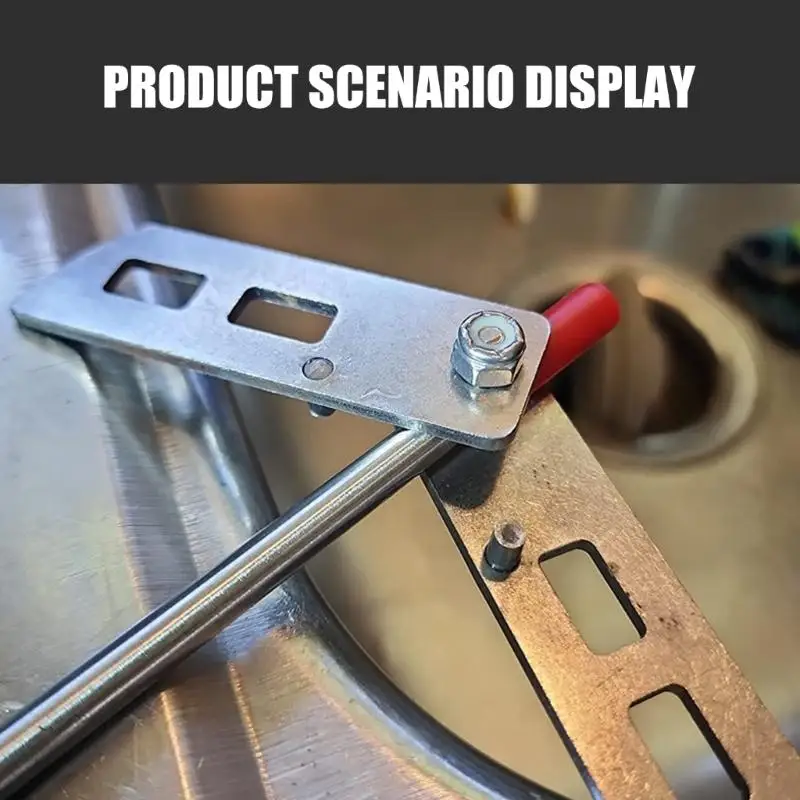 

Y1UD High Quality Nonrust Steel Degassing Stirrer For Homebrewers Degassing Tool Perfect For Wine And Beer Fermentation