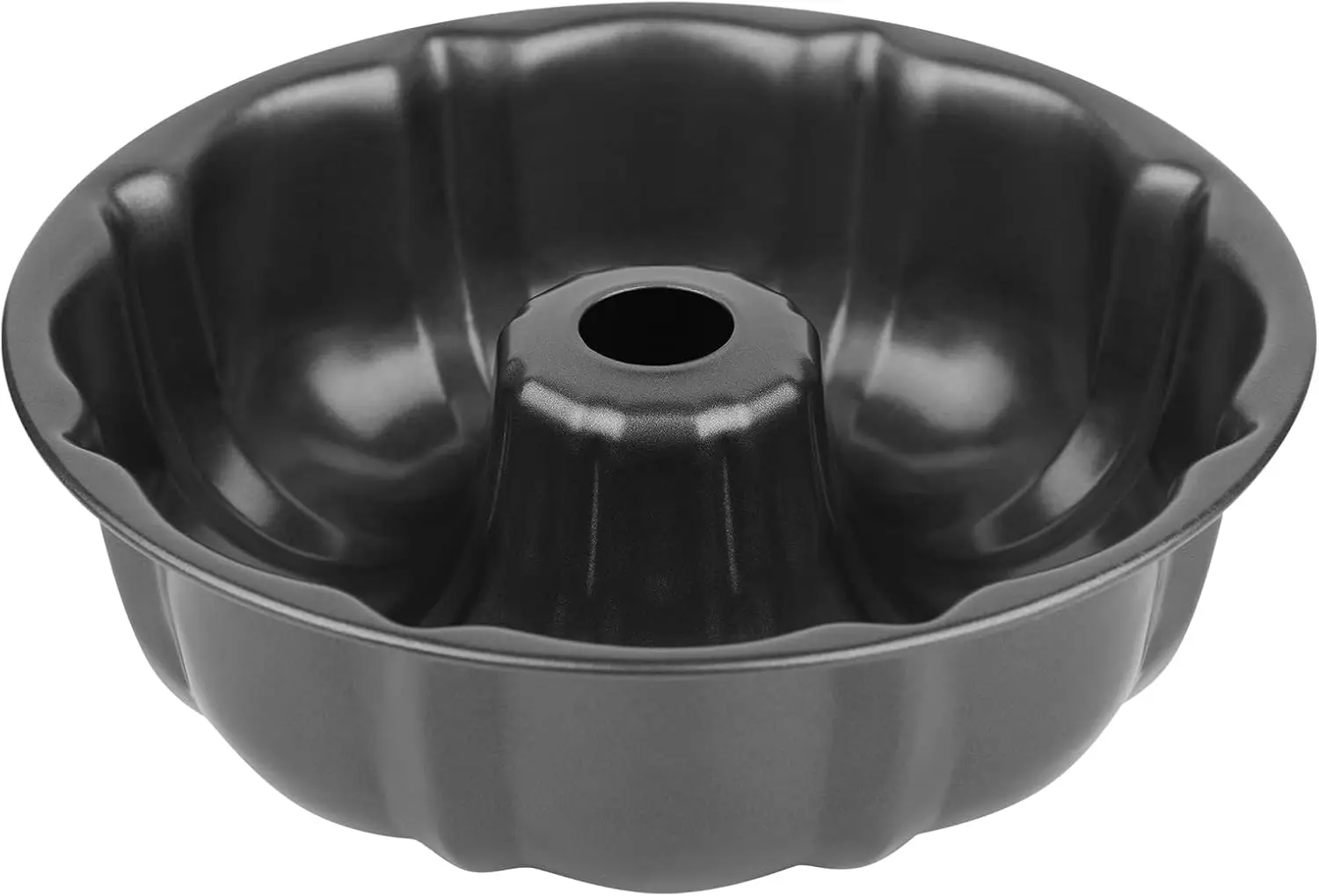 

9.5" Non-Stick Carbon Steel Tube Cake Pan for Baking Pound Cakes, Jello, and Flan
