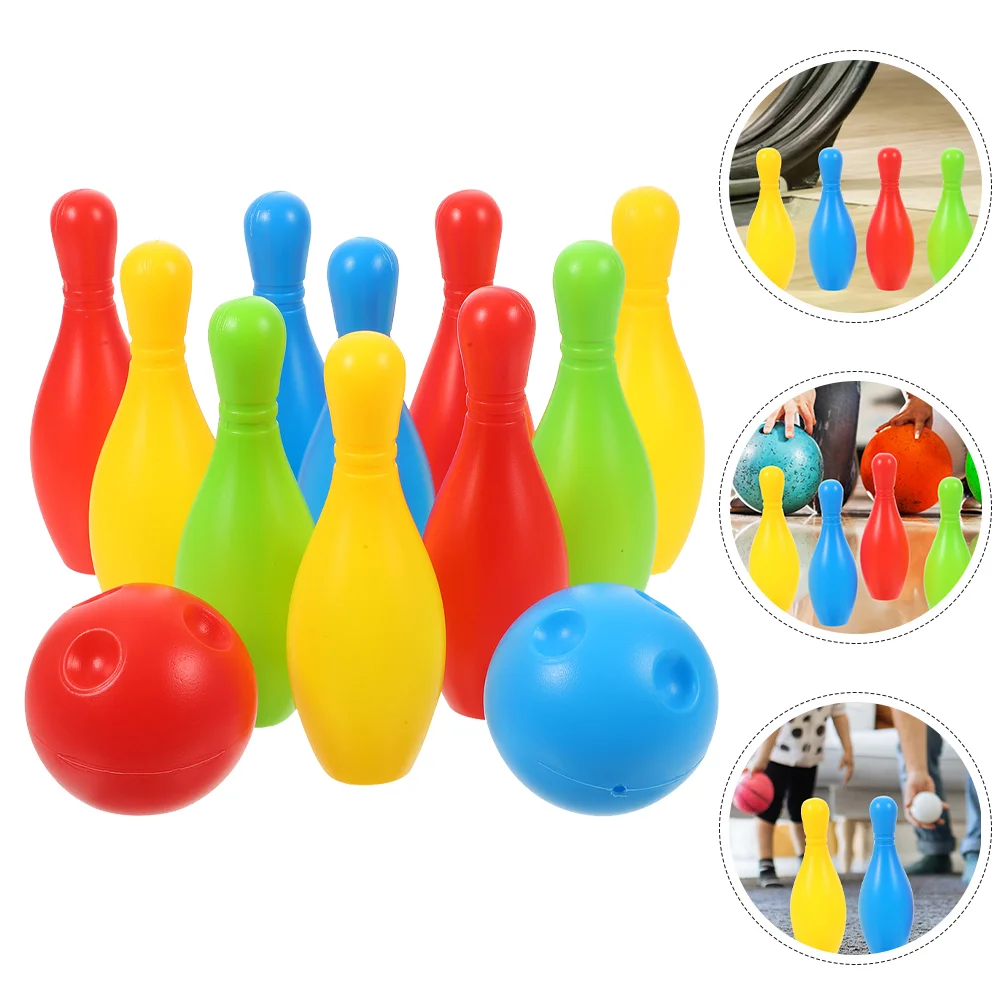 Giocattoli per bambini all'aperto Mini Bowling Indoor Kids Children Sports Game Pin Balls Pe Games Colorful