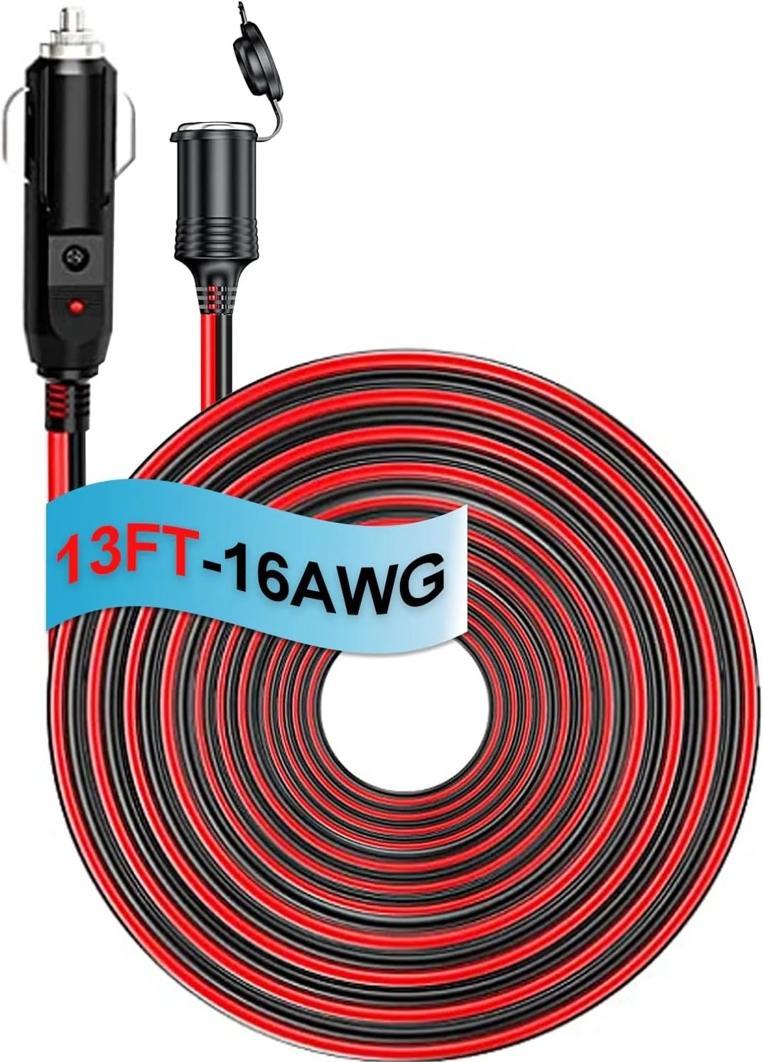 

Адаптер прикуривателя 13 футов, розетка прикуривателя, удлинитель прикуривателя, гнездовой штекер 12 В 24 В