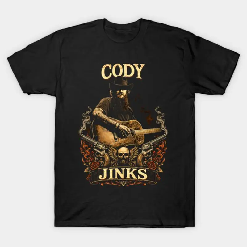 Cody Jinks Outlaw Country Guitar Guns T-Shirt