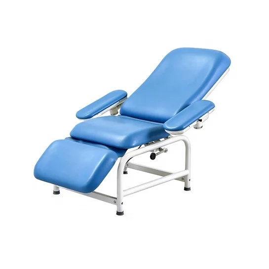 Hospital Multifunctional Medical Blood Donation Chair Manual Type Portable Folding Blood Donor Chair