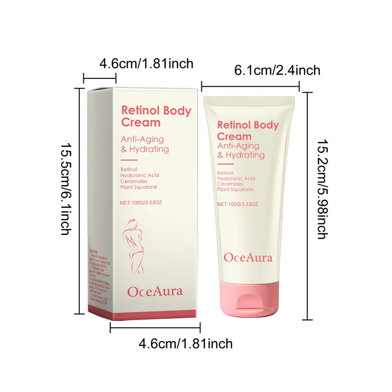OCEAURA Retinol Firming Body Lotion Hydrating Firming Gentle Moisturizing And Nourishing Body Lotion