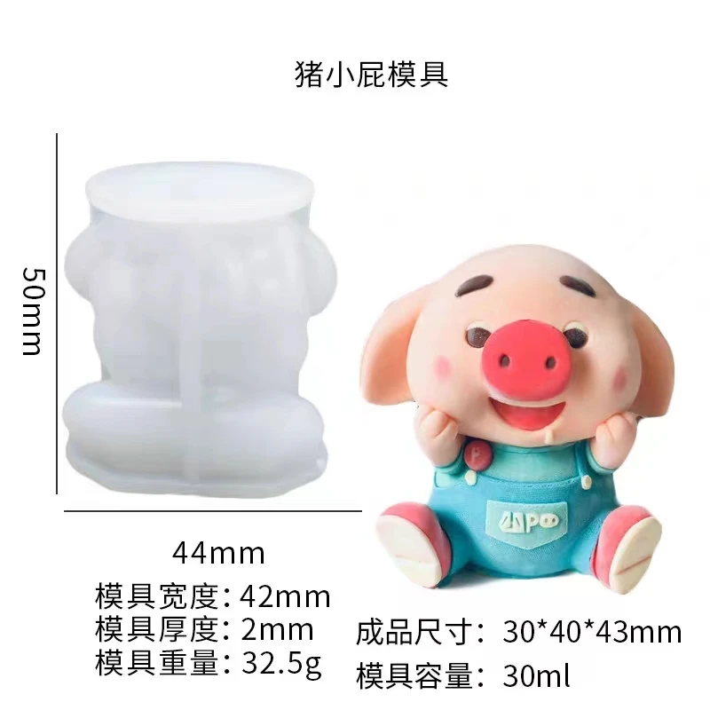 

Silicone Mold Bear Shape Ice Cube Maker Chocolate Cake Mould Candy Dough Mold For Coffee Milk Tea Whiskey Ice Mold
