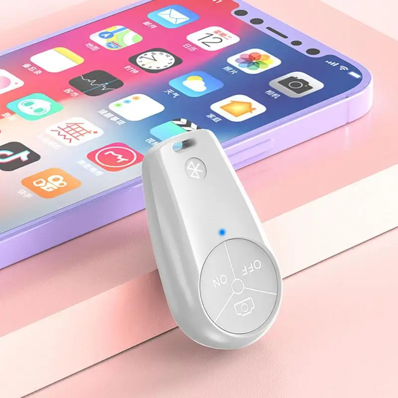 Bluetooth-compatible Shutter One-click Photo Mobile Phone Selfie Wireless Remote Video Controller For iPhone 14 Xiaomi