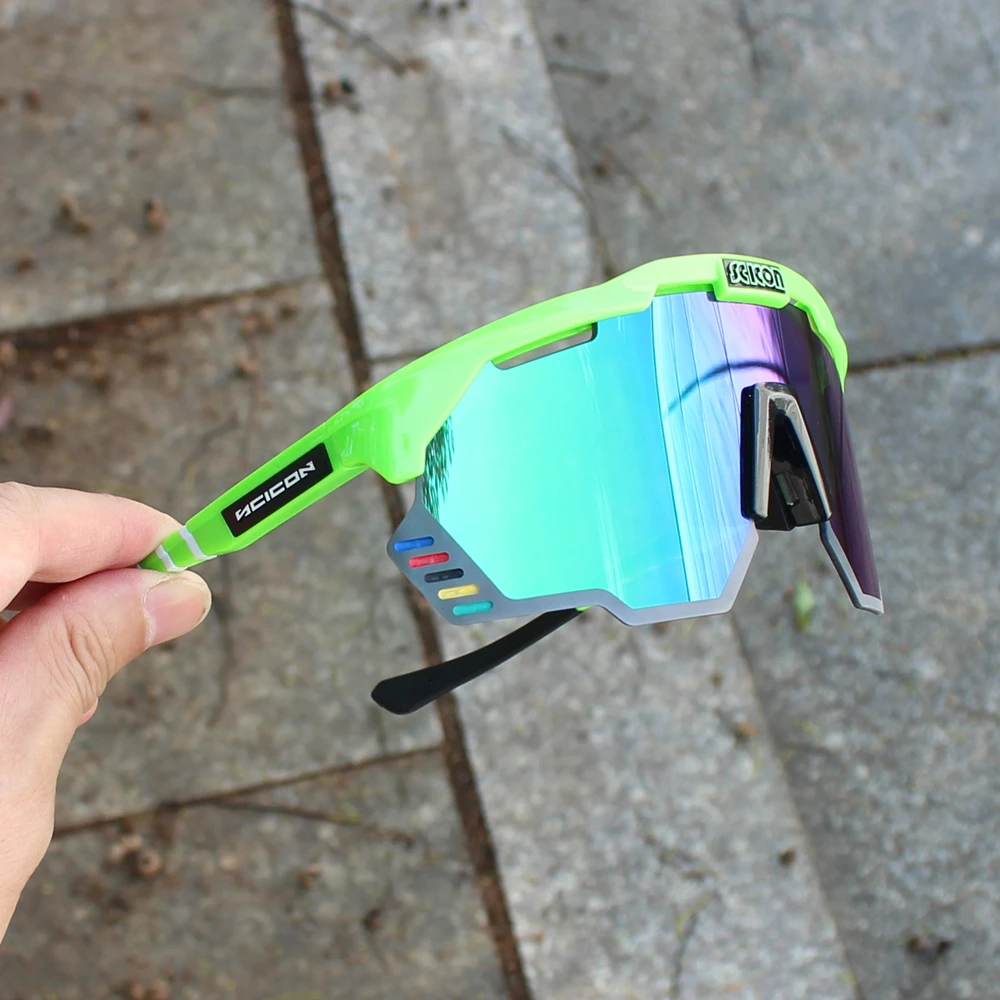 Lunettes de soleil de cyclisme SCICON AEROSHADE KUNKEN UV400, pour sports de plein air, pour hommes et femmes, pour VTT et vélo de route