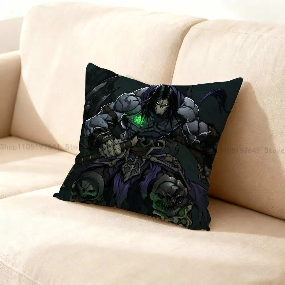 

Game WorldS Of W-Warcraft Pillow Case For Sofa Decor Car Office Room Printing Cushion Cover Decorations and Protector