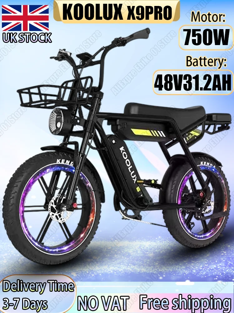 AliExpress Electric Bicycle 750W Motor 48V31.2AH Dual Lithium Battery Hydraulic Brake E-bike 20*4.0 Inch All-terrain Fat Tire Electric Bike