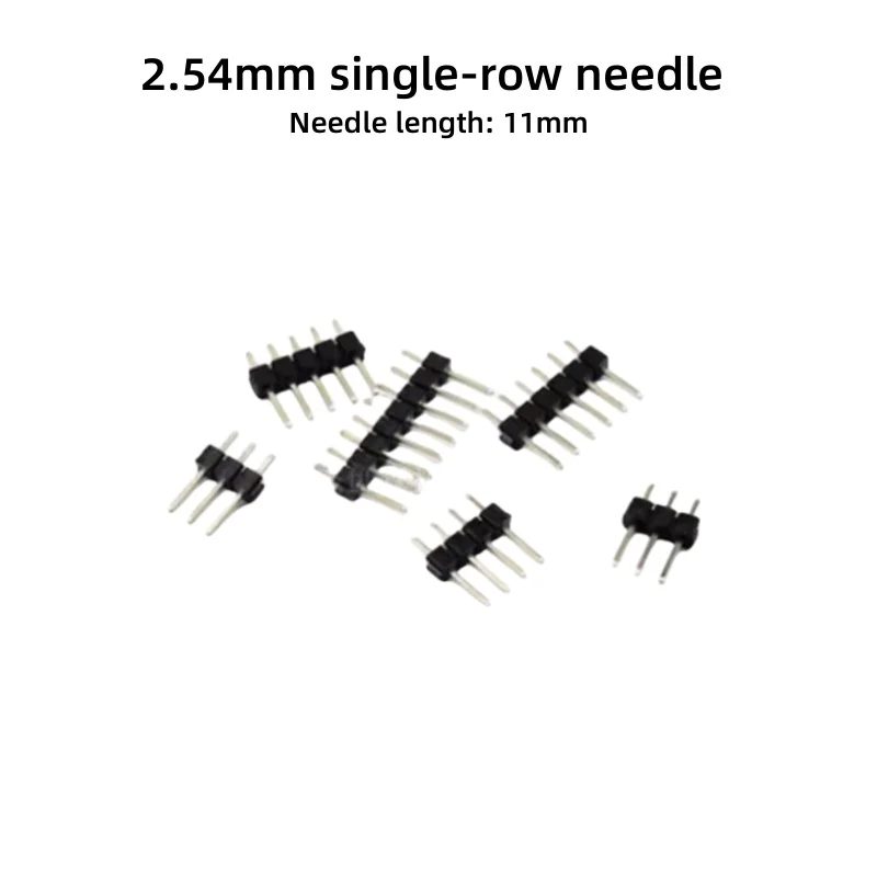 

Single Row Pin Spacing :2.54mm 1*2/3/4/5/6/7/8/10/20/40P Pin Connectors