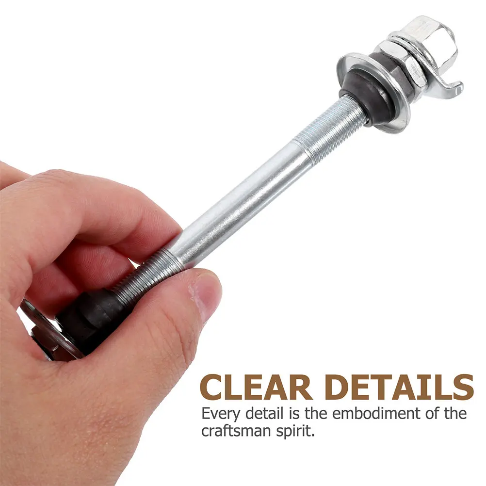 

1Set Professional Bike Front Rear Axle Quick Release Skewer Heavy Duty Iron Construction Tool Free Installation Compact