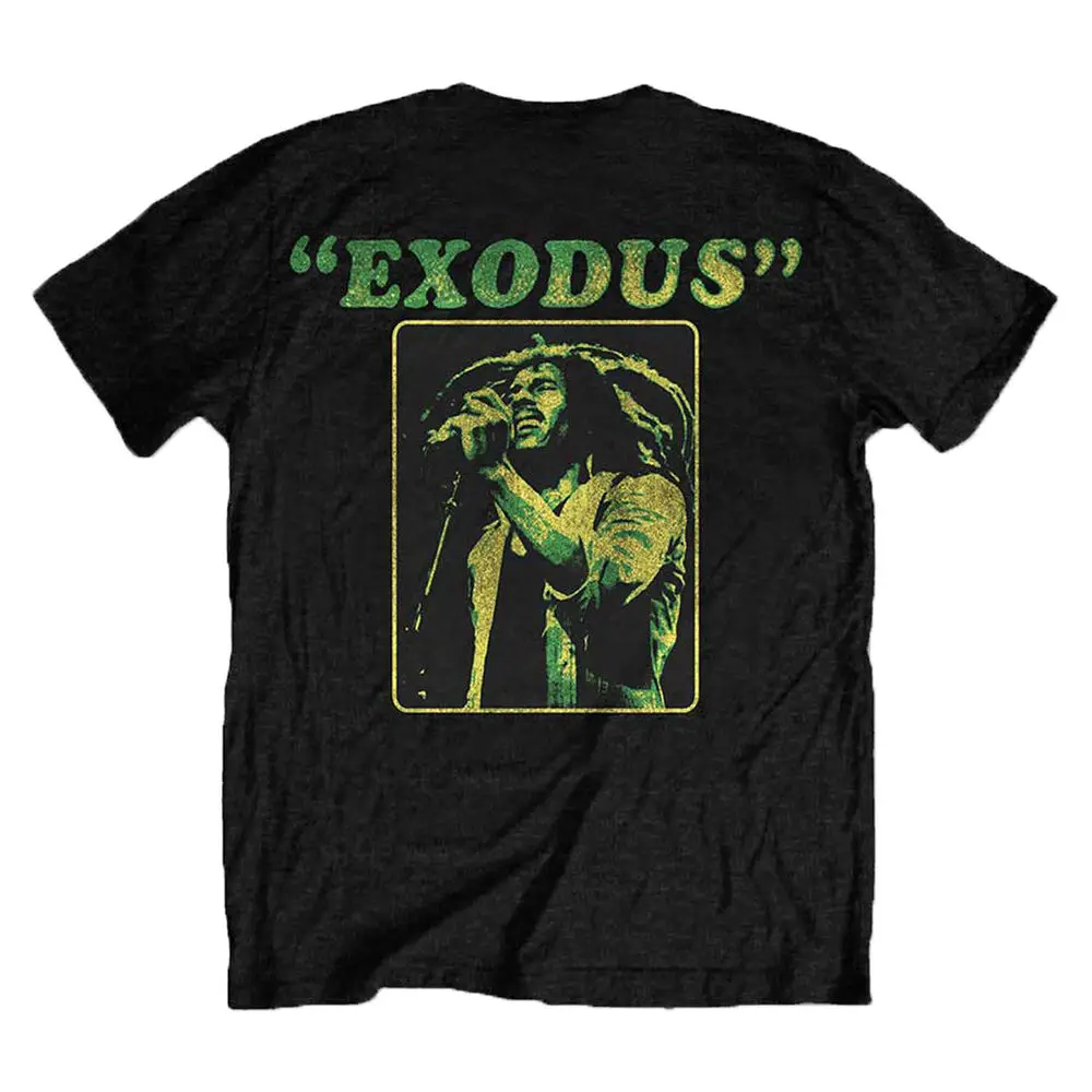 Men's Bob Marley Exodus T-shirt Medium Black