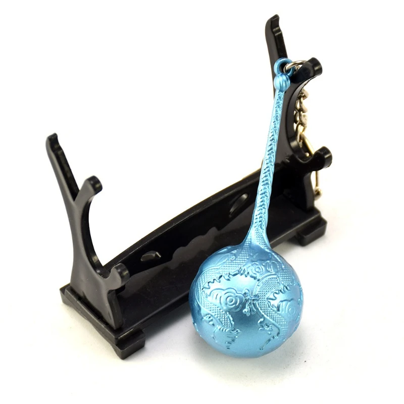 7.5cm/2.95in ne zha 2 anime periféricos ao beng mar sal pérola mexilhão martelo metal artesanato arma modelo anime espada chaveiro presente