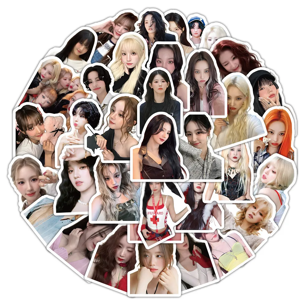 مجموعة ملصقات K-beauty (G)I-DLE مكونة من 100 ورقة - جرافيتي مجموعة البنات للمجلات وحقائب مستحضرات التجميل وديكور الحفلات #6
