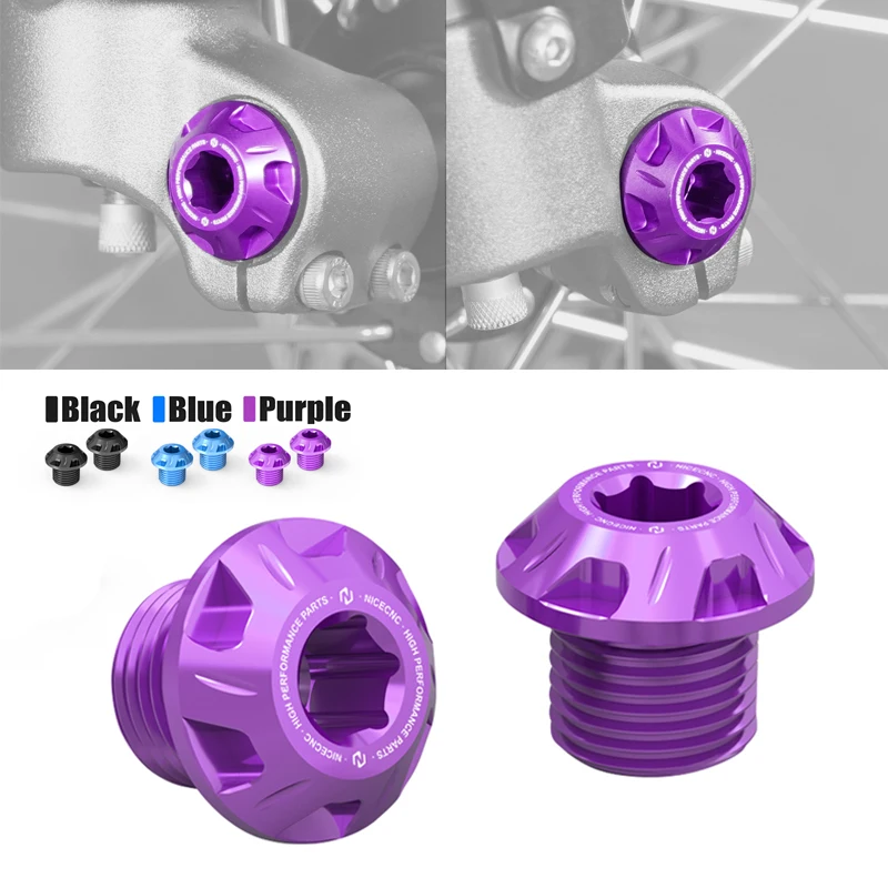 

NICECNC Front Wheel Axle Bolt Nut For SUR-RON light bee X For Surron light bee S L1E For Segway X160 X260 Electric Dirt Bike