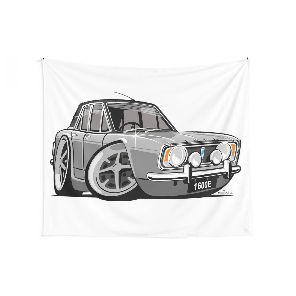 Ford Cortina 1600E caricature silver Tapestry Room Decorations Aesthetics Decoration Home Tapestry