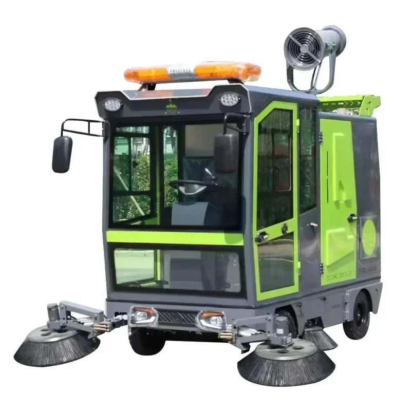 Pure Electric Mechanical Road Sweeper Four Wheeled Floor Sweeper for Sale