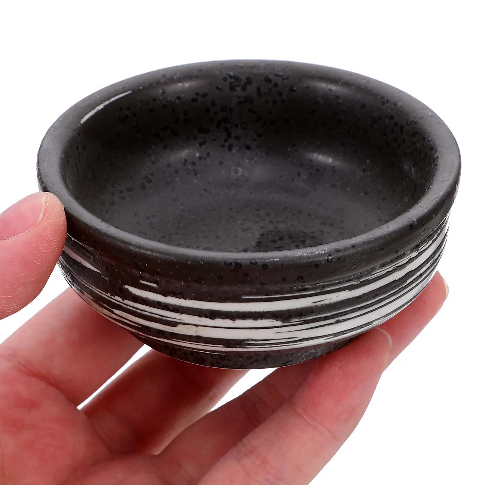 

5 Pcs Japanese Ceramic Seasoning Dish Mini Bowls Dipping Sauce Style Cups Plates