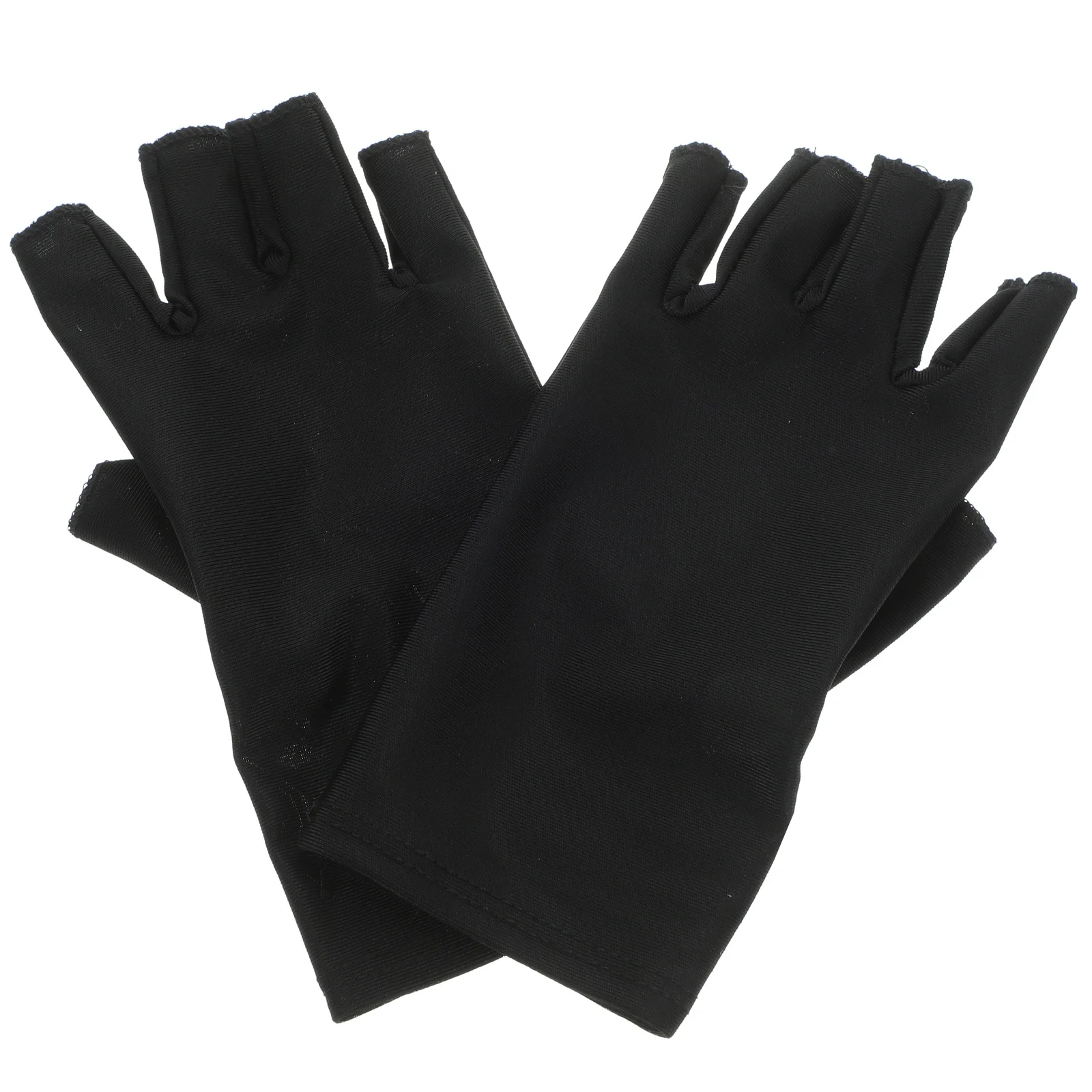 

1Pair Anti-Uv Manicure Gloves Uv Protection for Gel Nail Lamp Comfortable Cotton Breathable Design Nail Gloves