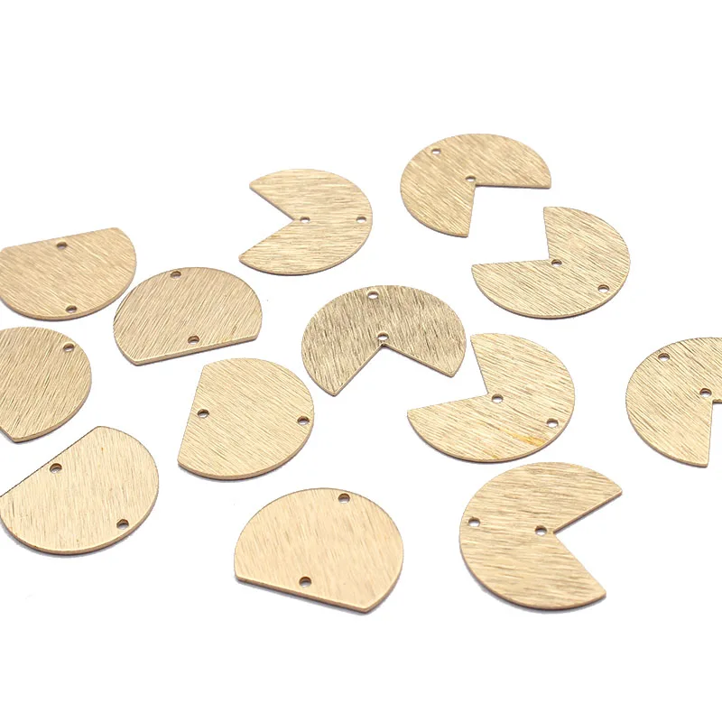 10-20Pcs Brass Moon Round Connector U-shaped Arch Half Round Links for DIY Earrings Bracelet Necklace Jewelry Making Accessories