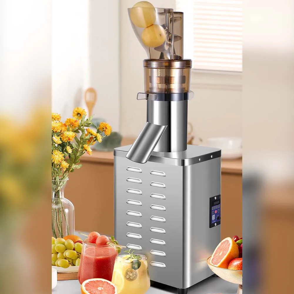 500W Commerciële Elektrische Juicer Huishoudelijke Multifunctionele Juicer Filter-Vrij Gemakkelijk Schoon Te Maken Grote Diameter