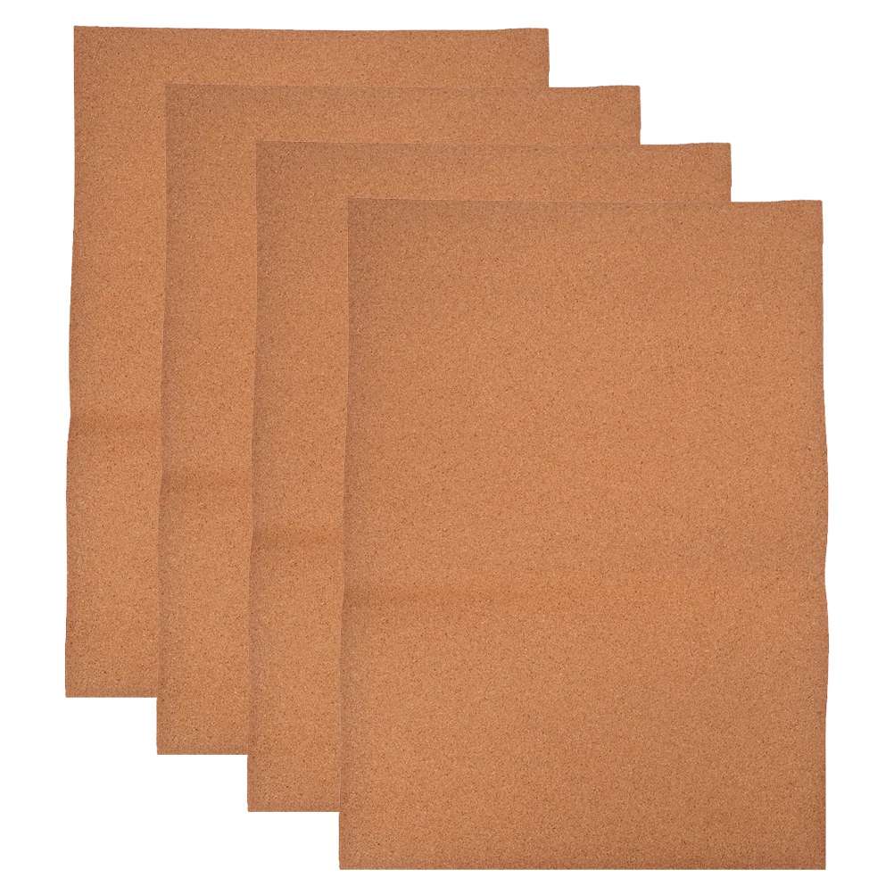 

4pcs Cork Roll Liner Moisture Resistant Drawer Liners For Kitchen Cabinet Pantry Refrigerator Closet Bathroom Shelf