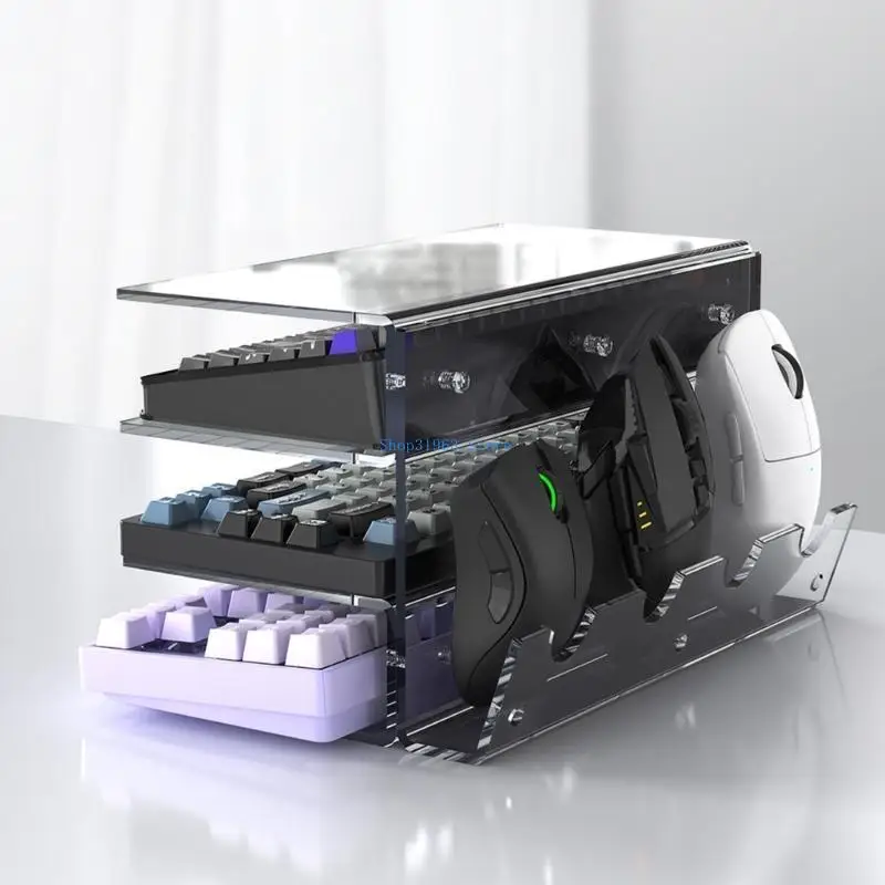 L4MA MOU KEYBOARD ACRYLIC MOUS STYLISH STANSEI 3-Tier Keyboard Stand Stand Bracket