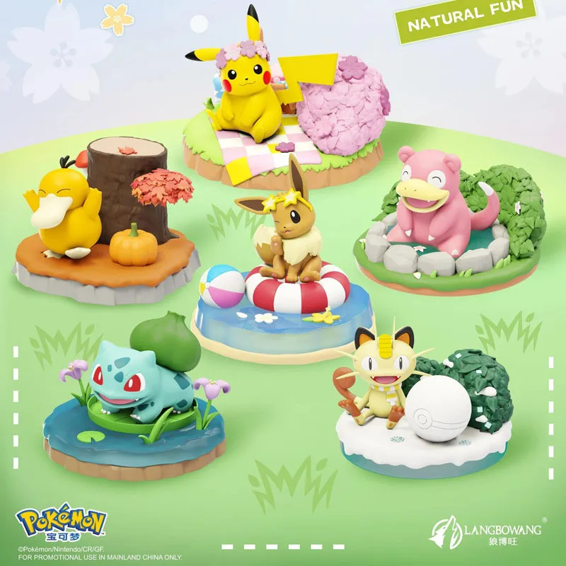 anime-pokemon-figura-pikachu-eevee-meowth-bulbasaur-decoracao-ornamentos-figura-de-acao-modelo-brinquedos-criancas-presentes-aniversario