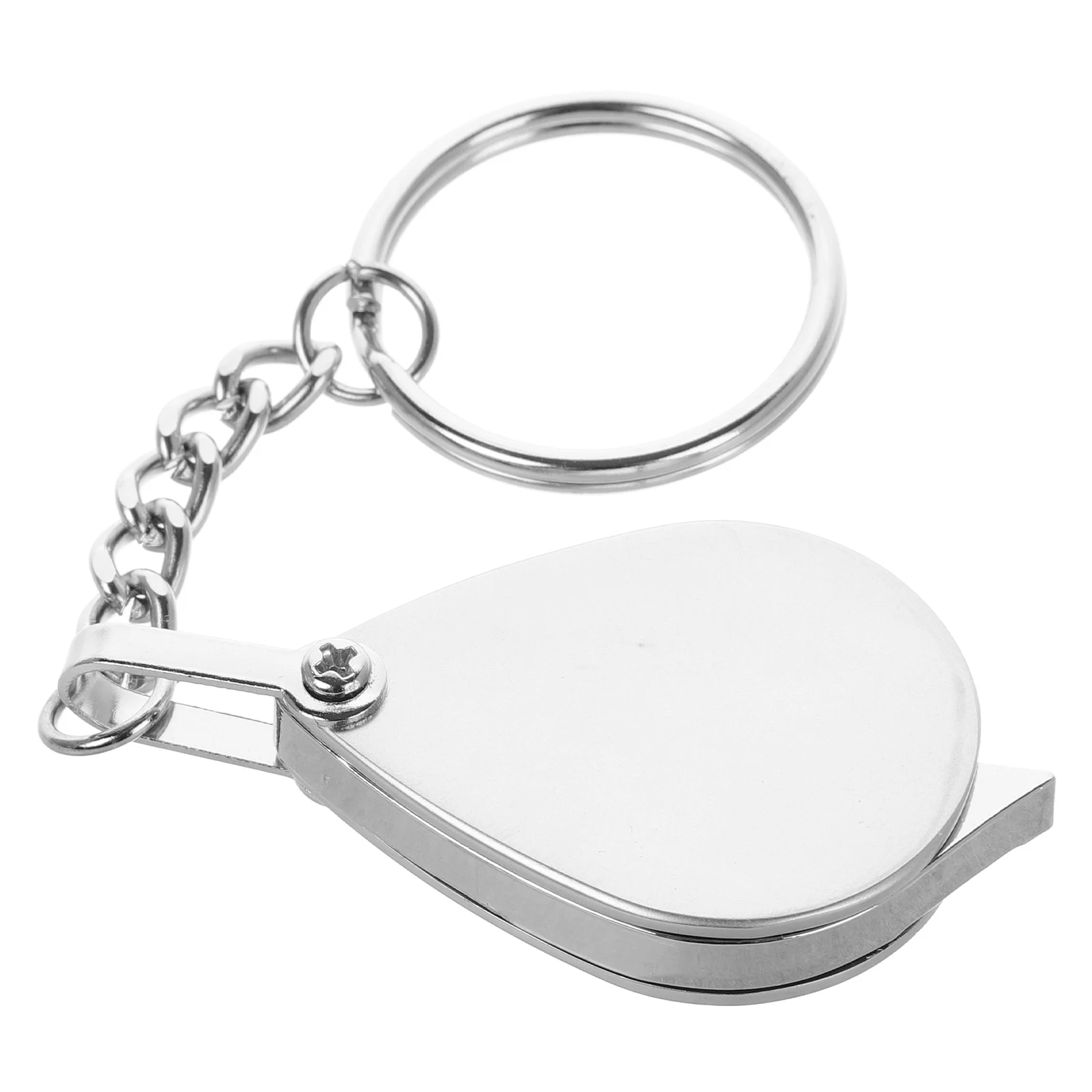 

Folding Magnifying Pocket Mirror Jewelry Read Magnifier Keychain Portable Mini Magnifier Botany Reading Glass Lens