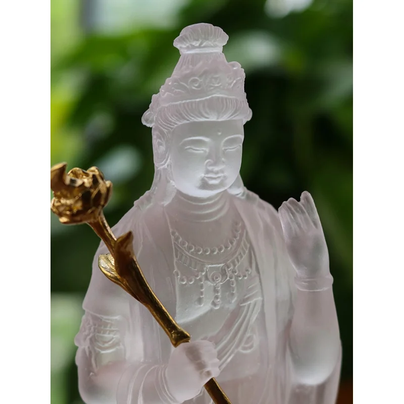 Medicine Buddha Mandala Glazed Top Ten Statues Offering Guanyin Sun Moonlight Bodhisattva Manjushri Bodh