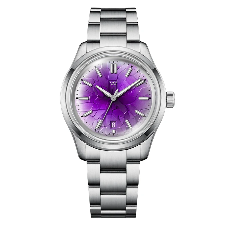 WM Watch Automatic Mechanical Watch NH35 Glacier Series 100M Waterproof AR Coated Sapphire Welly Merck Watches For Man WM226