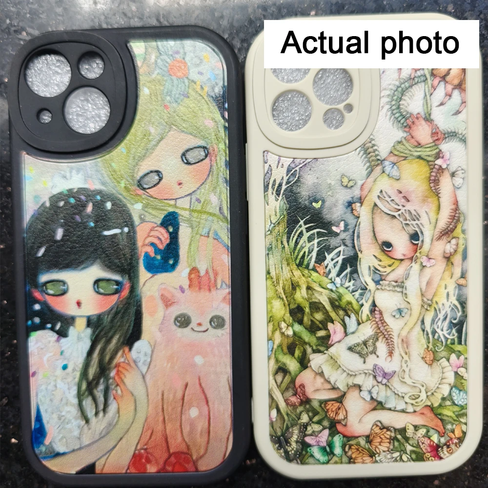 Selling Aya Takano Phone Case for Iphone 16promax 15pro 14promax 11 12 13promax MiNi 15 plus 14pro Lambskin Protective Covers