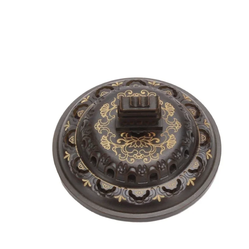 Poêle d'aromathérapie en cuivre, rêves de retour vers la maison Dunhuang, poêle à bois de santal rétro d'intérieur