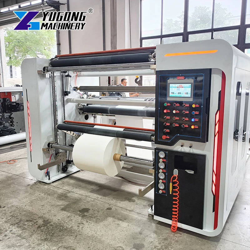 Rewinder Non Woven Fabric Slitting Machine Pvc Edge Band Slitting Machine