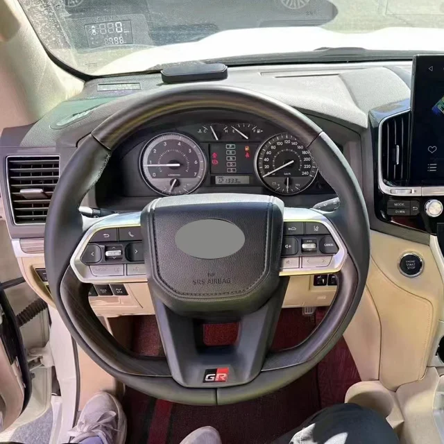 

Suitable for Steering Wheel Assembly Interior Modification Carbon Fiber Mahogany LANDCRUISER 200 LC300 PRADO