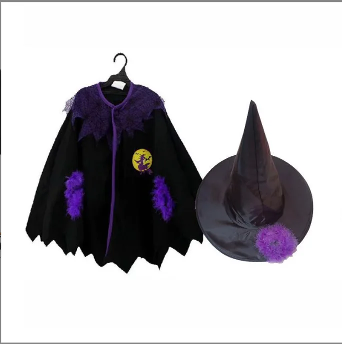 Halloween Children's Costumes Witch Cloak Cosplay Cute Vampire Masquerade Cloak