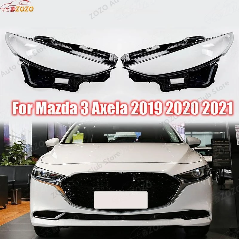 

For Mazda 3 Axela 2019 2020 2021 Car Headlight Cover cap dust cover for headlights car accessories automobil parts accessori